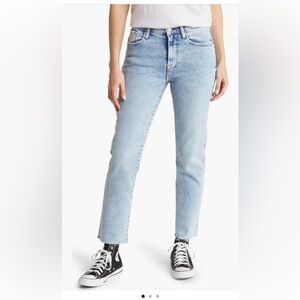 Kensie The Allie High Rise Slim Straight Jeans